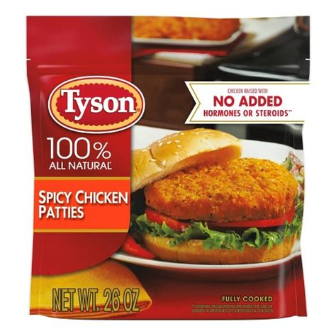 Tyson Spicy Chicken Patties - Frozen - 26oz : Target