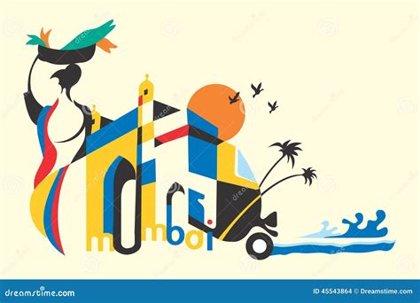 Mumbai Stock Illustration - Image: 45543864