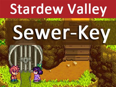 Stardew Valley Sewer Key Asking List