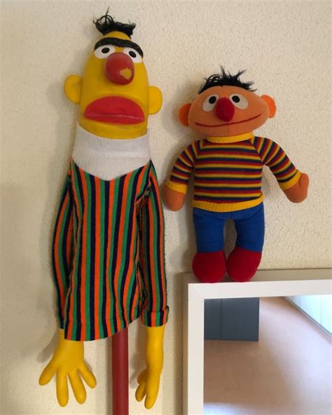 70er Sesame Street Sesamstrasse Bert Ernie Puppen Figuren Kaufen