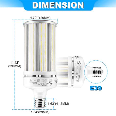 Ul Dlc 27w 36w 45w 54w 80w 125w Led Corn Light Bulb Home Warehouse High