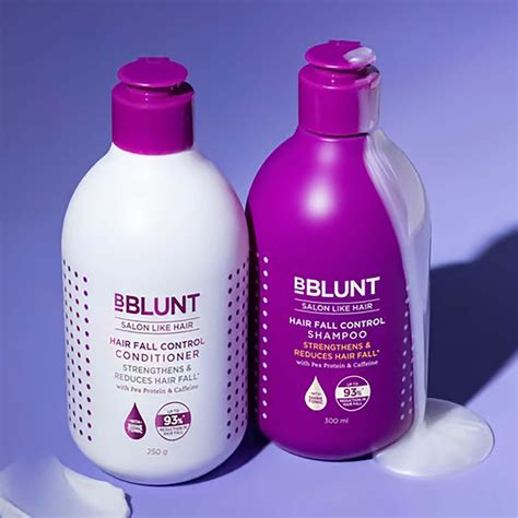 Bblunt Hair Fall Control Shampoo Conditioner Combo For Stronger Hair