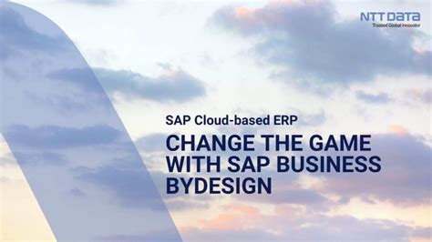 Sap Business Bydesign Cloud Erp For Professional Services