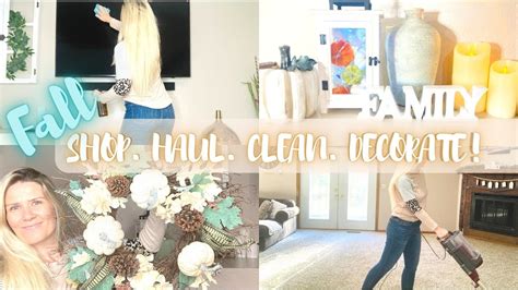 Fall Shop Haul Clean And Decorate With Me My First Trip To