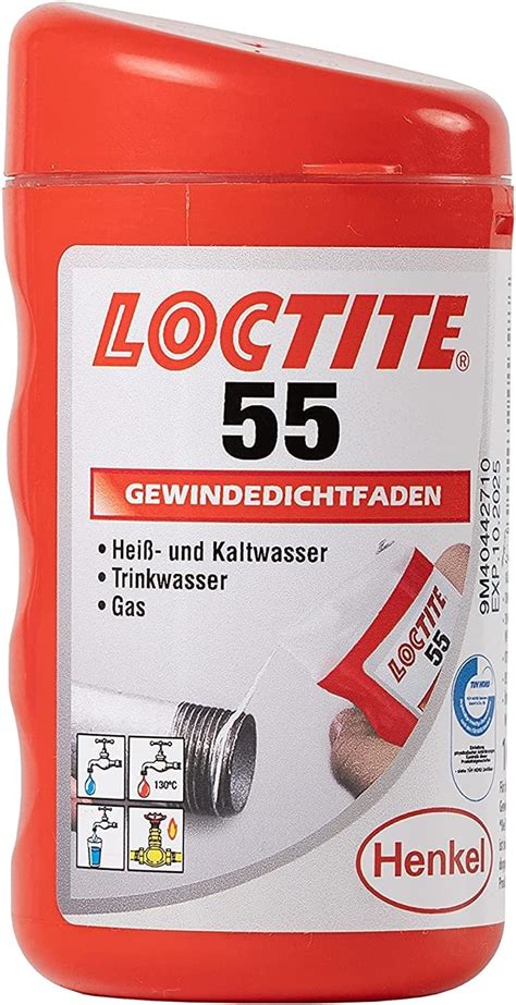 LOCTITE 55 Gewindedichtfaden für schnelle Dichtung Gewindedichtung