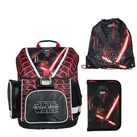 STAR WARS Schulranzen Jungen 1 Klasse Tornister Schulrucksack