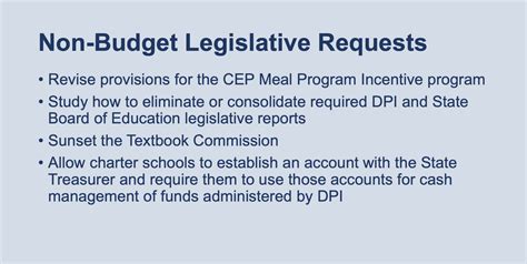 legislative agenda  dpi  state board   ednc