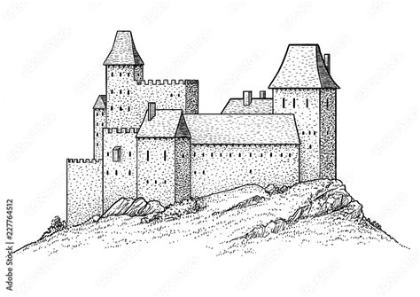 Medieval Castle Diagram