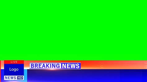 News Channel Green Screen Effect For Kinemaster Youtube