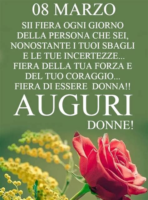 Buona Festa Delle Donne 8 Marzo Immagini E Frasi Di Auguri