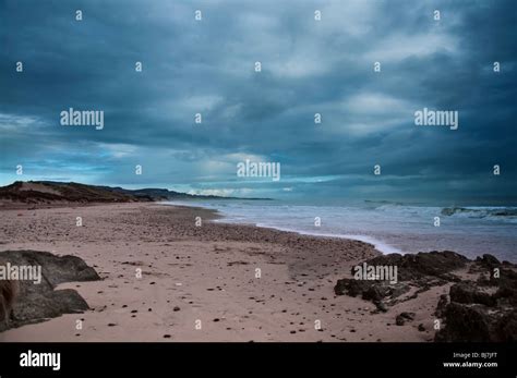 Sea Strand Before The Rain Stock Photo Alamy