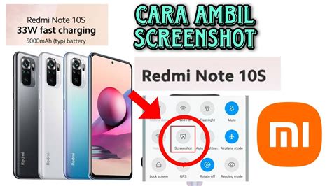 Beberapa Cara Ambil Screenshot Di Redmi Note 10s Cara Screenshot Di