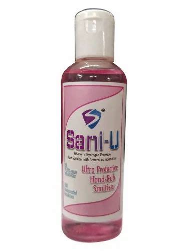 Ml Sani U Hand Rub Sanitizer Packaging Type Flip Top Bottle At Rs