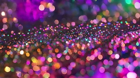 closeup   holographic glitter piece showcasing  rainbowlike