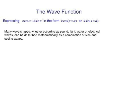 wave function powerpoint    id