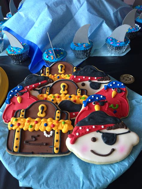 Pirate Cookies Boy Birthday Parties Pirate Cookies Boy Birthday