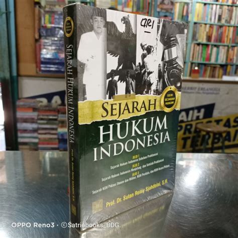 jual sejarah hukum indonesia profdr sutan remy sjahdeini original