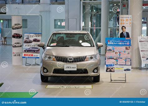 2017 Corolla Axio Toyota Car. Japan Editorial Image - Image of frontal ...