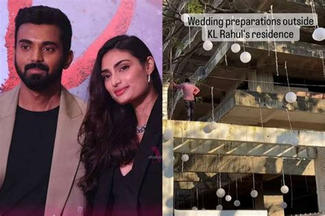 Athiya Shetty Kl Rahul Wedding Preparations Start House Decorated