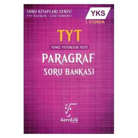 Karekök TYT Paragraf Soru Bankası Nezih