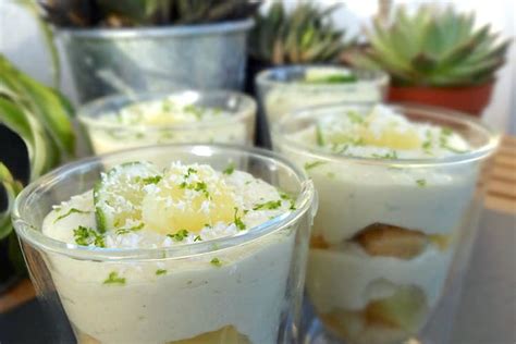 Recette De Tiramisu Citron Vert Ananas Et Coco