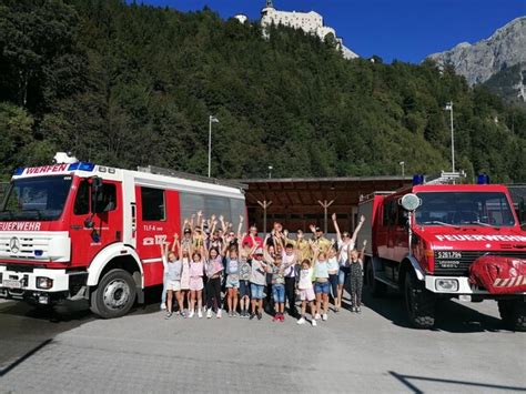 Klassen Besuch Der Freiwilligen Feuerwehr Werfen