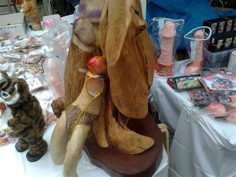 Carved Male And Female Sex Organs Sold At A Souvenir Stand … Flickr