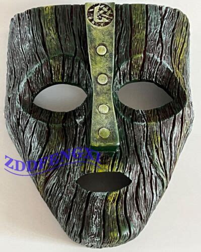 The God Of Mischief Movie Loki Mask Jim Carrey Resin Face Mask Cosplay Halloween Ebay