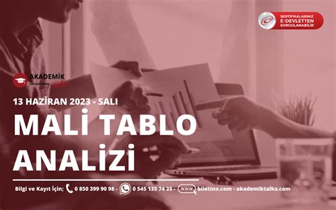 Mali Tablo Analizi Eğitim Programı Akademik Talks