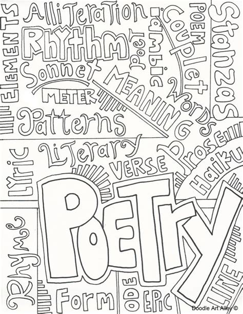 Poetry Booklet Template