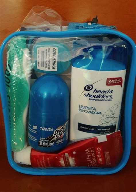 Kit De Higiene Para Viaje Piezas Hombre Port Til Env O Gratis