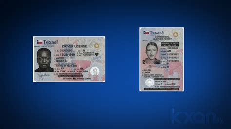 New Texas Drivers Licenses Carry Cards Have Updated Security Features Veteran Status Kxan