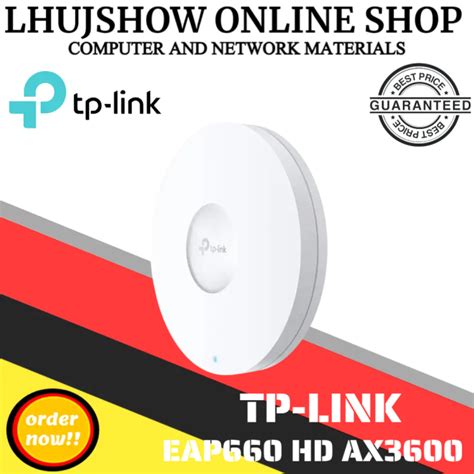 Tp Link Eap Hd Ax Wireless Dual Band Multi Gigabit Ceiling Mount