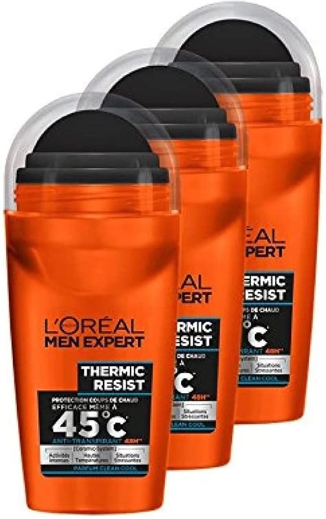 L Or Al Men Expert Thermic Resist Men S Deodorant Bille Pack Of