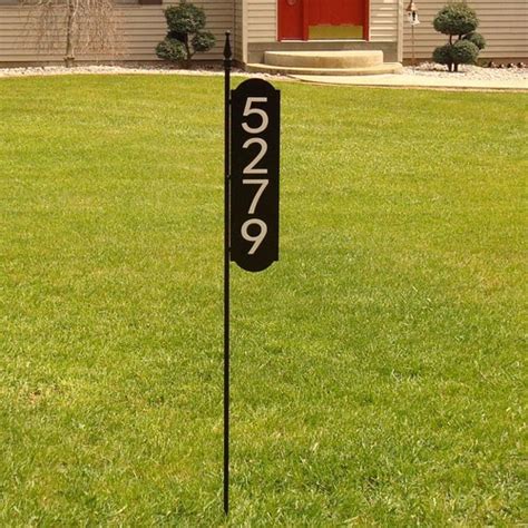 House Address Sign Reflective Double Sided Etsy