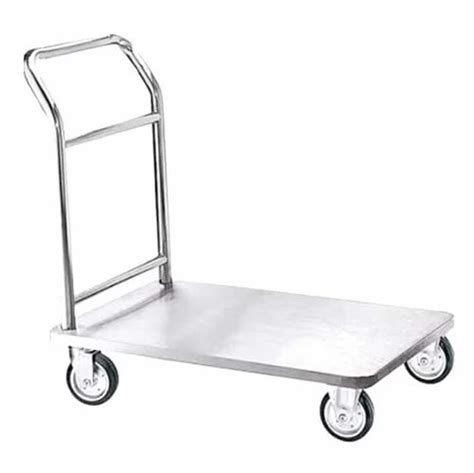 Mild Steel Covered Ended Platform Trolley Load Capacity Kg At