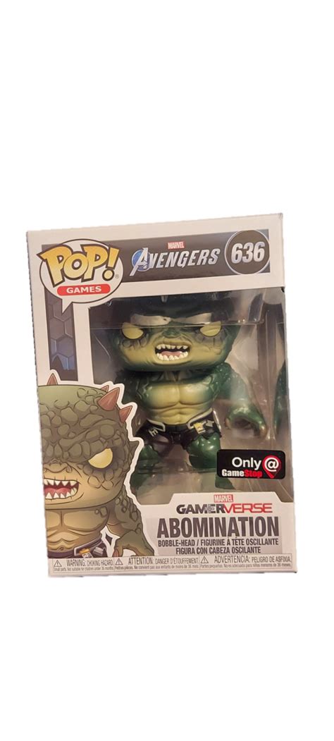 Funko Pop Marvel Gamerverse Avengers Abomination Exclusive 636 Pop