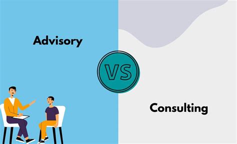 Advisory Vs Consulting What S The Difference With Table