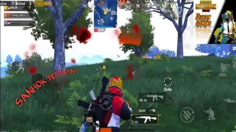 GAMEPLAY IN SANHOK TRIO VS SQUAD PUBG MOBILE YouTube