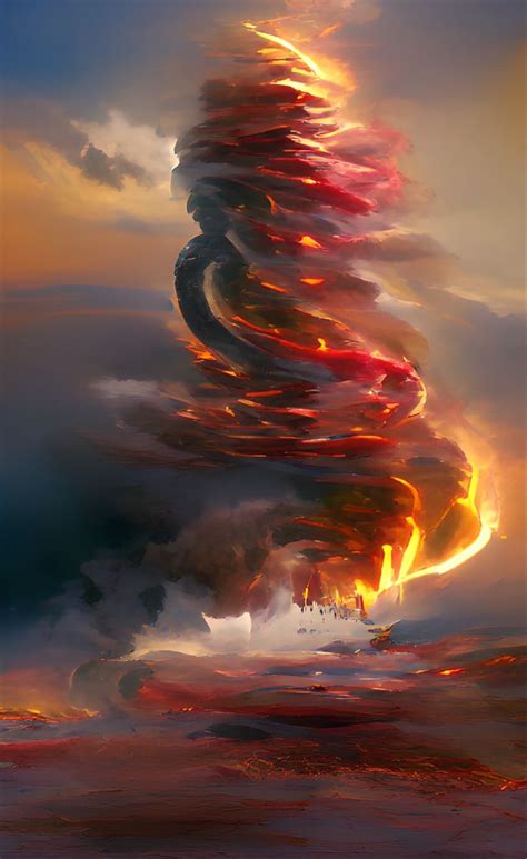 fire tornado fire tornado dark fantasy art earth wind fire