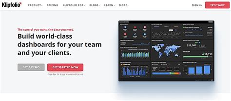 Klipfolio Dashboard Features Reviews Pricing December