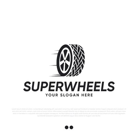 Premium Vector Super Wheels Logo Design Premium Vector