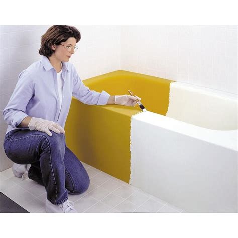 Rust Oleum Specialty Qt White Tub And Tile Refinishing Kit