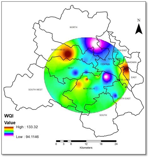 Assessment Of Supply Water Quality Using GIS Tool For Selected