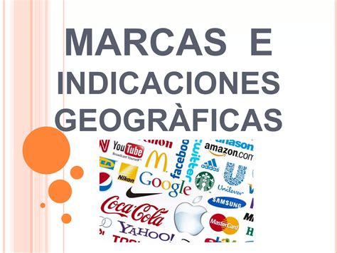 Marcas e indicaciones geográficas PPT Descarga Gratuita