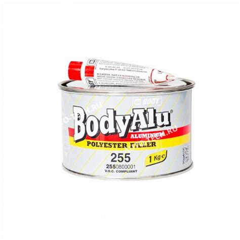 Шпатлевка 255 Alu 1кг Body 255.08.0000.1 купить в Москве с доставкой по ...