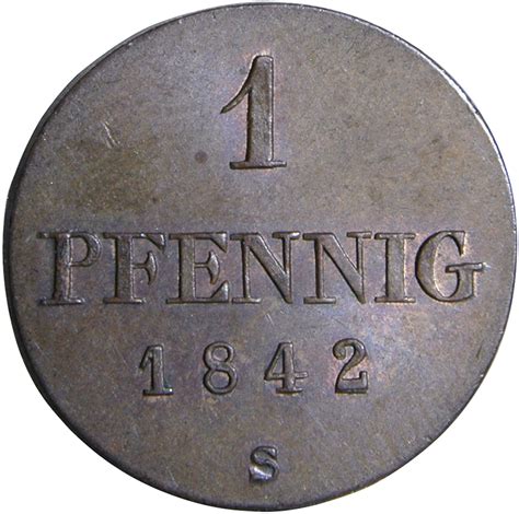 1 Pfennig Ernest August Reino De Hannover Numista