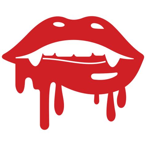 Vampire Lips Svg