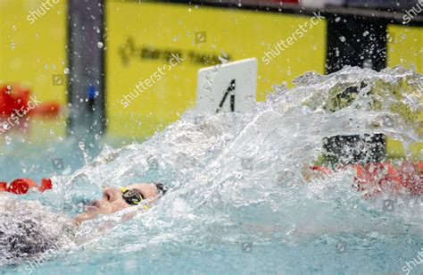 Kira Toussaint During 50 Meter Backstroke Editorial Stock Photo Stock