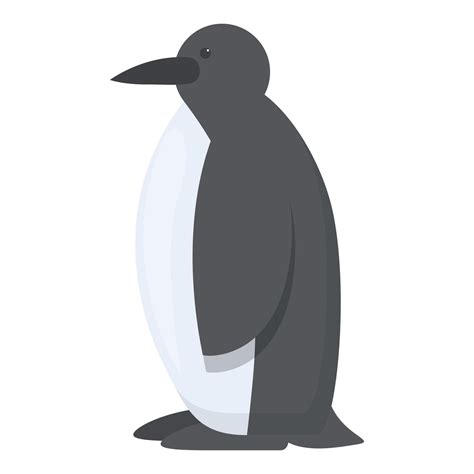 Black penguin icon cartoon vector. Polar north 14339379 Vector Art at ...